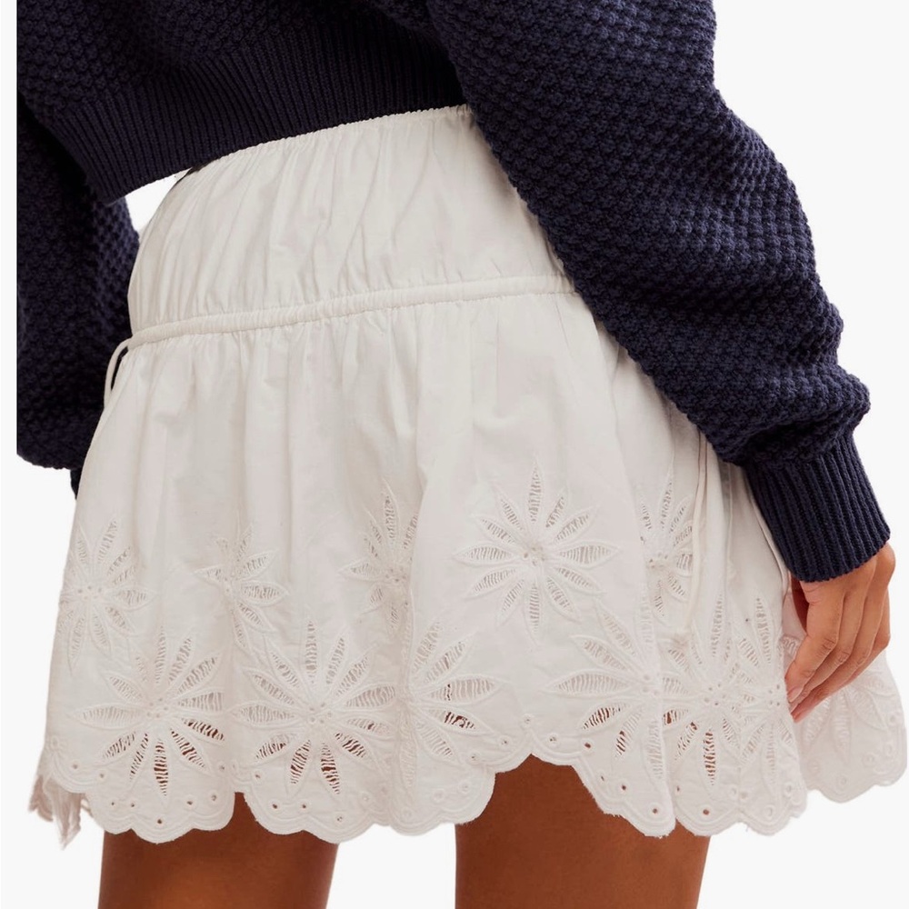 Free People Wildest Dream Mini in White size Large NWT - Picture 4 of 16